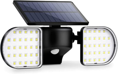 Waterdichte LED-buitenspot op zonne-energie met bewegingssensor - 4 stuks - 3 modi - Superhelder voor terras en tuin