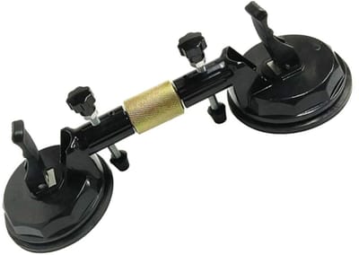Stenen Naad Setter - Tegel Alignment Tool - Naden Trekken - Dubbele Zuignap - 380mm Lengte - Zilver