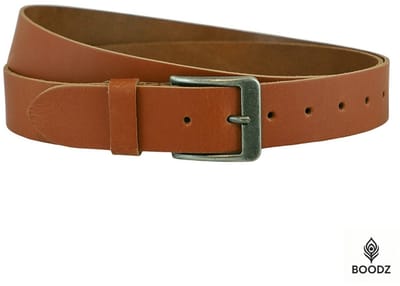 Boodz Leren Riem Extra Lang Cognac | Maat 150 | XXL | Maat
