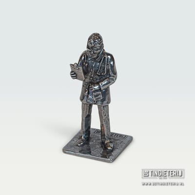 Beeldje Arts - Tin - jubileum geschenk - beroepen beeldje - ambacht - Cadeau huisarts - Afscheid arts - dokter