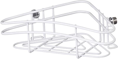 Wenko Hoekrek Classic Plus 28,5 X 17,5 X 9 Cm Staal Wit