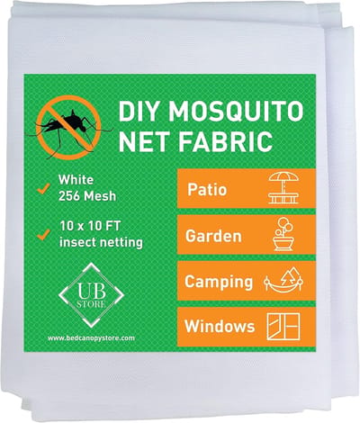 Duurzaam Muggennet en Insectenbescherming | 3x3 Meter Gaas voor Binnen en Buiten
