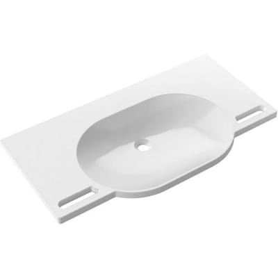 HEWI Universal washbasin 100 x 55 cm without tap hole 950.11.400