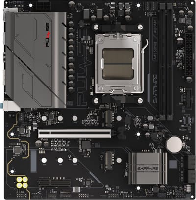 Sapphire PULSE A620AM Moederbord - AMD A620A - AMD AM5 - DDR5 RAM - Micro-ATX