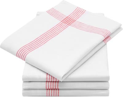 Katoenen theedoeken - set van 4 - 50x70 cm - 100% linnen