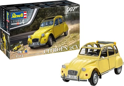 Revell Modelbouwpakket Militaire voertuigen - 05663 James Bond 007 - Citroen 2 CV - Geschenkset Plastic - 1:24 - Modelbouw