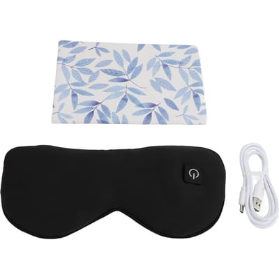 Verwarmd Oogmasker Afneembare Verstelbare Band 3 Temperatuurstanden USB Snoerloos Warm Oog