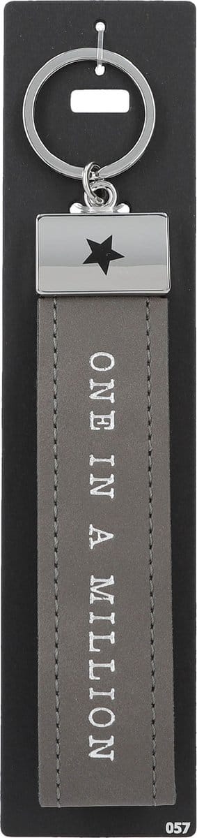 Depesche - Sleutelhanger "Do not forget me!" - motief 057 met de tekst "One In A Million"