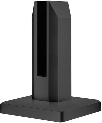 Glasklemmen 4 stuks - Balustradeklemmen - Glazen plank voor trap balkon en zwembad - Geschikt voor glas van 8-12 mm - Zwart