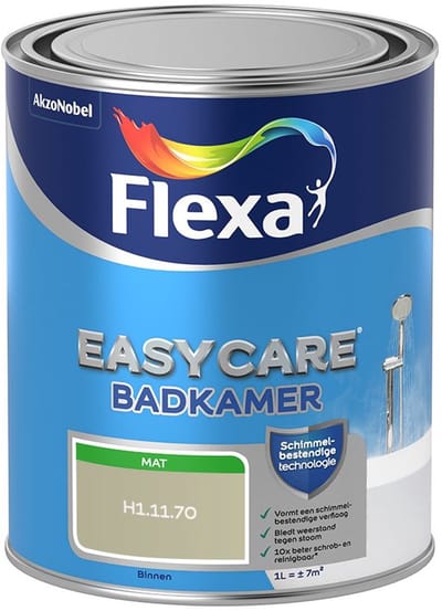 Flexa - Easycare Badkamer - H1.11.70 - Mengverf - 1 L