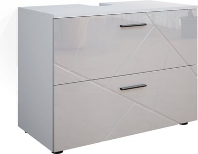 Vicco Irma Wastafelonderkast – 80 x 58.6 cm Wit Hoogglans