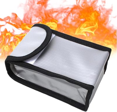 Batterij Veiligheidstas - Batterij Opslag Guard - Veilig Batterijen Opslaan - Slijtvast Materiaal - 140x90x55MM - Meerkleurig