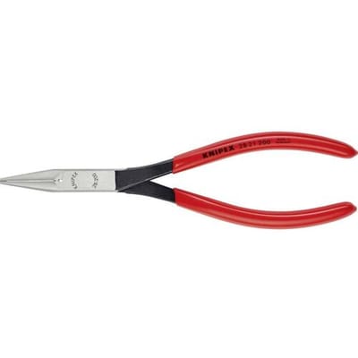 Knipex 28 21 200 Platte rondbektang Elektronica en fijnmechanica Recht Gereedschapsstaal 200 mm