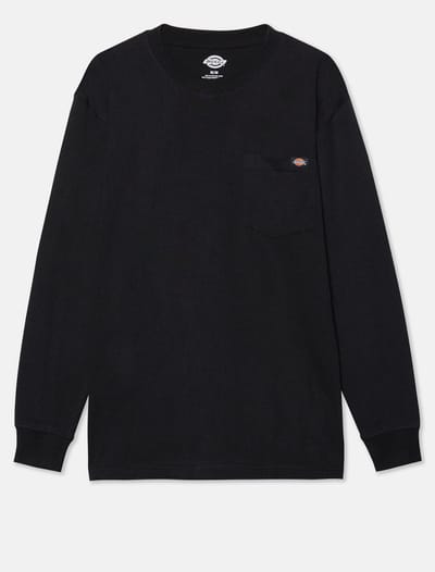 Dickies T-Shirt Heavyweight Ls Pocket Tee Relaxed DK0WL450 Black-M