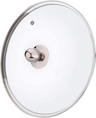 Pan Deksel - Gegoten Deksel - Koken - Gehard Glas - 32 cm - Transparant