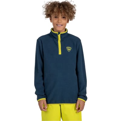 Rossignol Strawpile Fleece Met Halve Rits Blauw 12 Years Jongens