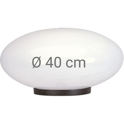KS Verlichting Bol opaal elips incl. flens