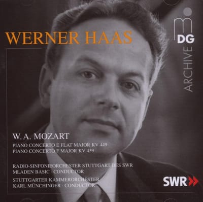 Werner Haas, Radio-Sinfonieorchester Stuttgart De SWR, Mladen Basic - Mozart: Klavierkonzert Kv 449 & 459 (CD)