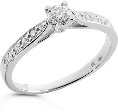 Orphelia RD-3929/1/60 - Ring - Goud 18 kt - Diamant 0.4 ct - 19.00 mm / maat 60