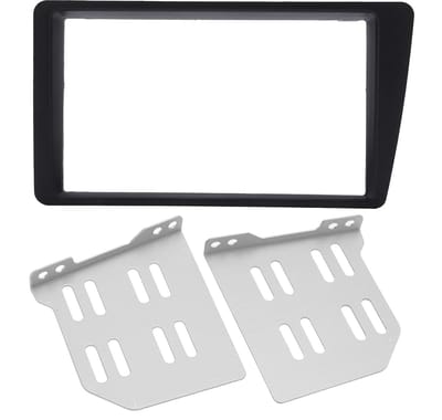 Dailygoody - Dubbel Radio Dash Kit - 2Din Radio Stereo Fascia - Eenvoudige installatie - Populaire kleur - Vervangingsframe - Geschikt voor 20...