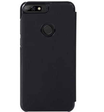Bigben Connected, Hoesje geschikt voor Huawei Y7 2018 - Folio Anti-Shock met Geïntegreerde Kaarthouder, Zwart