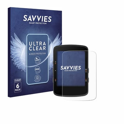 Savvies - Screenprotector voor Bryton Rider 460 - Folie Beschermfolie transparant 6 Stuks