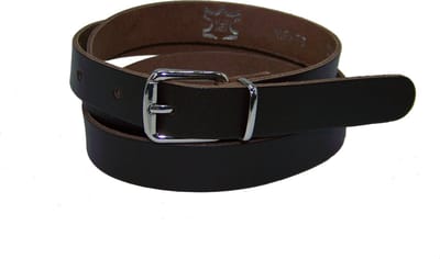 100% leer- 2 cm breed - Damesriem - donkerbruin - taillemaat 90 cm.
