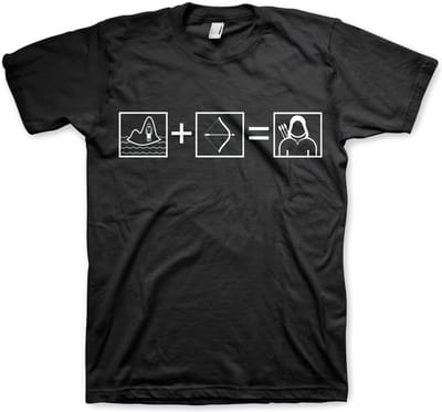 DC Comics Arrow Heren Tshirt -S- Arrow Riddle Zwart