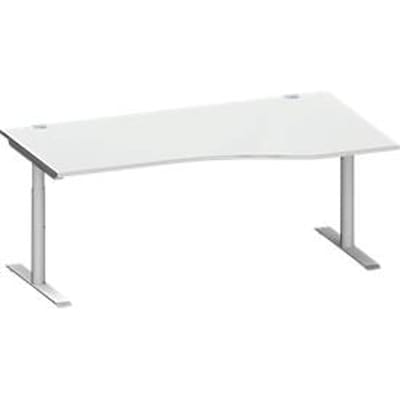 Schäfer Shop Genius bureau MODENA FLEX, aanbouw rechts, breedte 1800 mm, lichtgrijs