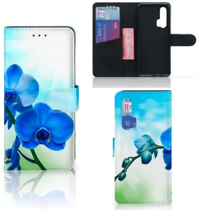 Honor 20 Pro Hoesje Orchidee Blauw - Cadeau voor je Moeder