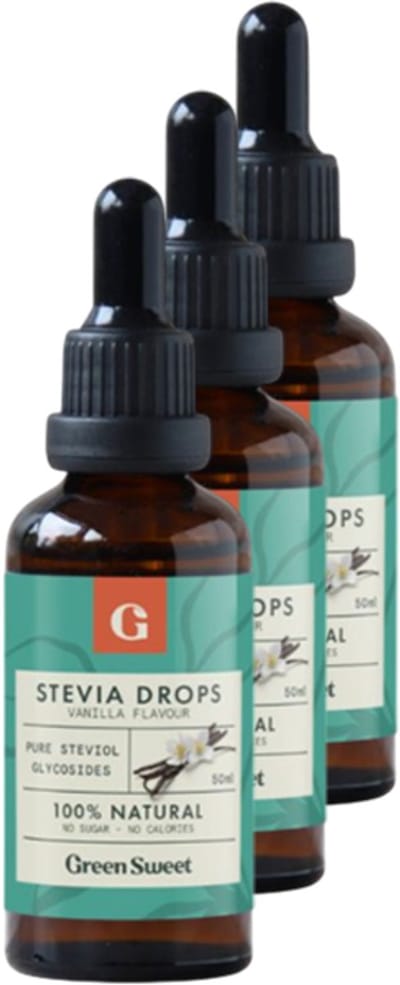 Green Sweet | Sweet Drops Vanille | 50ml | 3 stuks | 3 x 50ml