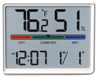 1 stuk - Wekker - Slimme digitale wekker - Klok - Digitale klok - Multifunctionele klok - Weergave van binnentemperatuur en luchtvochtigheid - Magnetisch - Draagbaar - Scherm met hoge resolutie - Werkt op batterijen - 9,3*7,3*1,5 cm - Wit