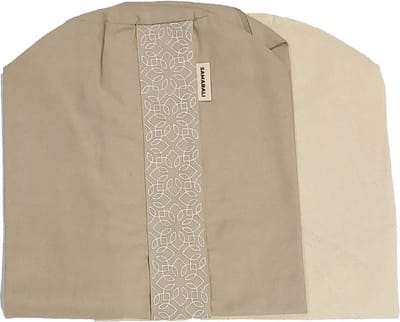 Samarali Natuurlijke Katoenen Yoga Bolster Hoes - Kasteel Grijs - 20x20x66 cm - Rond en Eco-vriendelijk