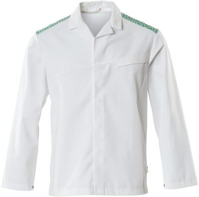 Mascot Food & Care Jas 20254-442 - wit/helder groen - 3XL
