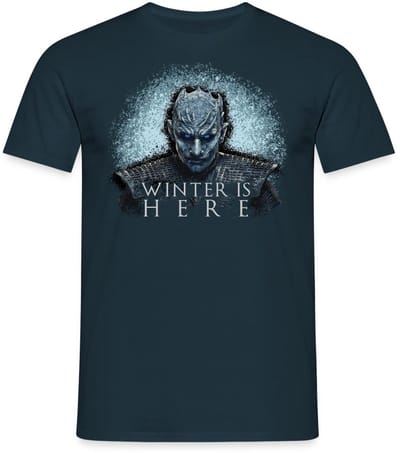 Game Of Thrones Night King Winter Is Here T-Shirt Heren