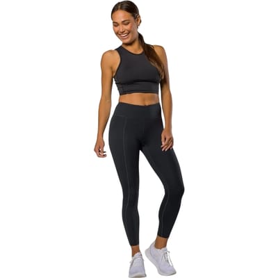 Nathan Dames/dames hoge taille legging (Zwart)