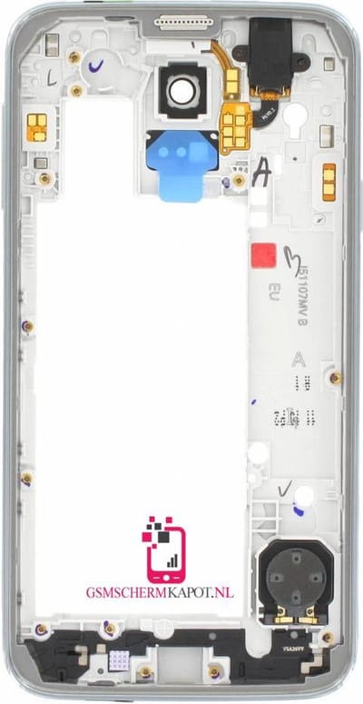 Middenframe Geschikt voor Samsung Galaxy S5 Neo – Zilver – Origineel