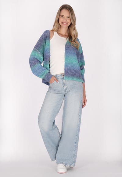 Mymo Vest Dames Blauw Veelkleurig
