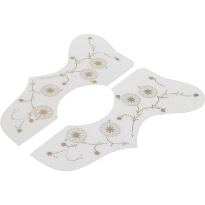 2 stuks Gitaar Beschermingsplaten Anti-Kras Pickguard Snaarinstrument Kunststof Beschermingsplaat(Rood ) wit