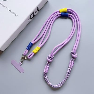 Geschikt voor Kleurrijke Hangkoorden, Diagonale Kruisbanden voor Meisjes, Verliesbestendige en Stevige Hangkoorden, Sleutelhangers, Hangkoorden voor Mobiele Telefoons