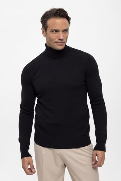 Felix Hardy Coltrui - Trui - 100% Katoen Heren Zwart - 2Xl