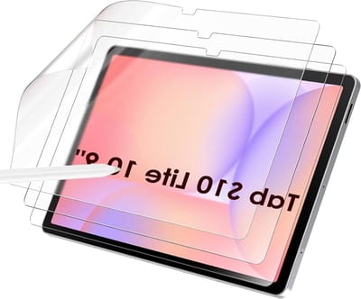 Set van 3 Screen Protectors voor Samsung Galaxy Tab S10 Lite/S10 FE/S9 FE/S9/S8 - Duidelijke PET Folie voor Schrijven en Tekenen, Hoge Definitie en Schokbestendig