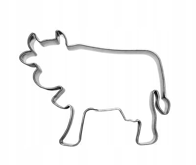 Koevorm koekjesvorm - 7.8 cm - RVS