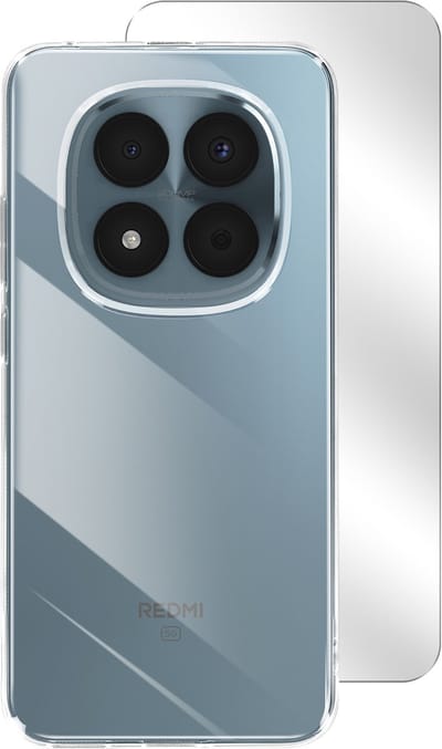 Mayaxess, Hoesje voor Redmi Note 15 Pro 5G met Gehard Glas Schermbescherming, Transparant