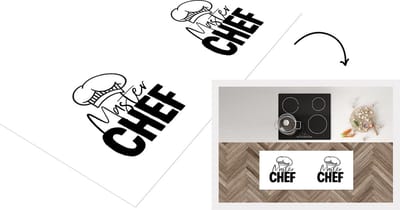 Keukenloper - Loper keuken - Quote - Koken - Kokmuts - Masterchef - Keuken - Spreuken - 120x50 cm - Keukenloper vinyl