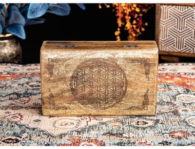 Levensbloem houten box