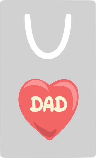 Hacebo® - dad metalen boekenlegger - Vader - papa - Vaderdag - cadeau - verjaardag - kado Bladwijzer boekenleggers - 7.6 cm x 5cm