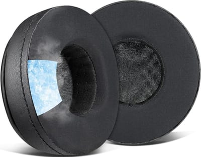 Verkoelende Gel Pads voor Over-Ear Hoofdtelefoons, Geheugenfoam Oorkussens en Geluidsisolatie