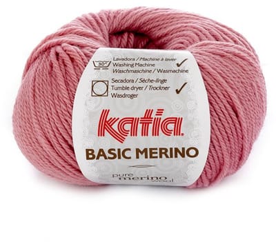 Katia Basic Merino - 26 donkerroze - Wol/Acryl Garen