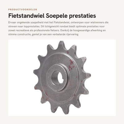 Dailygoods- Fietstandwiel Lichtgewicht - Soepele Prestaties - Rondsel - Fietswielen - Fiets Tandwiel - Fietswielverlichting - Fietswiel